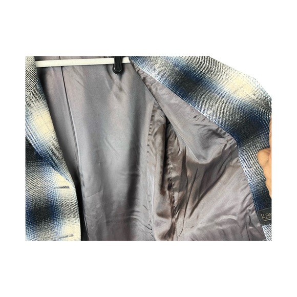 Vintage Karen Kane Lifestyle Boxy Blazer Fringe Size 8 80s 90s Plaited western - Picture 2 of 4